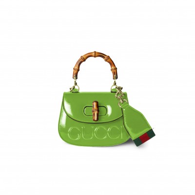 GUCCI BAMBOO 1947 MINI PYTHON BAG 786482 (17*12*7.5cm)